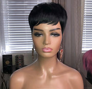 SHORT NIA LONG WIG "HUMAN HAIR"