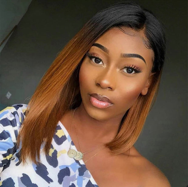 LACE FRONT OMBRE 1B/30 STRAIGHT BOB