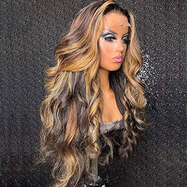 Lace Front Wigs Ombre FB30  & Blonde 13 X 4 BODY WAVE