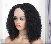 LACE FRONT AFRO TIGHT BOB  #1B